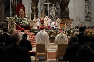 New cards at Mass with B16 2012.jpg